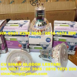 Lampu LED Philips GU10 Spot 220V 5,5 Watt 3000K 36 Derajat